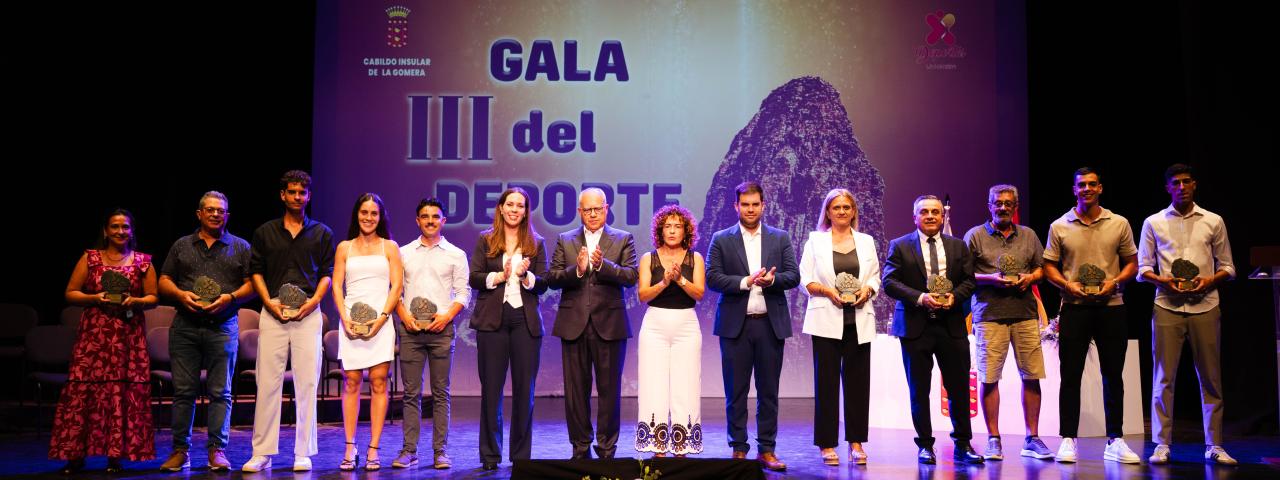 La Gomera reconoce la trayectoria, el compromiso y los valores del deporte insular en la III Gala del Deporte