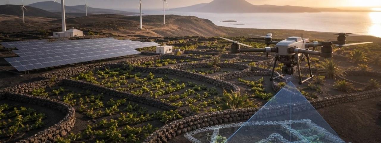 Una innovaci&oacute;n canaria utiliza drones e inteligencia artificial para reducir las fugas de agua