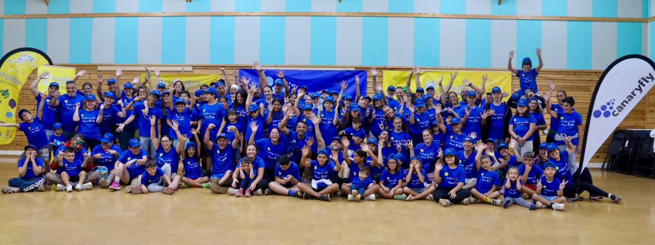 Canaryfly re&uacute;ne a m&aacute;s de 30 familias en el segundo campamento solidario para menores con enfermedades complejas