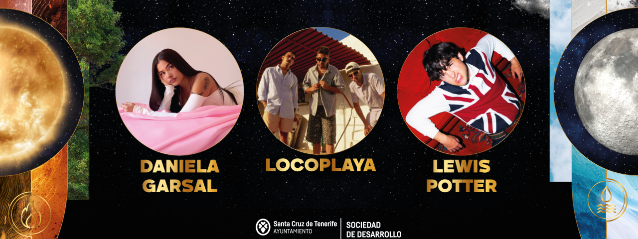 Locoplaya, Daniela Garsal y Lewis Potter protagonizarán los conciertos de Plenilunio