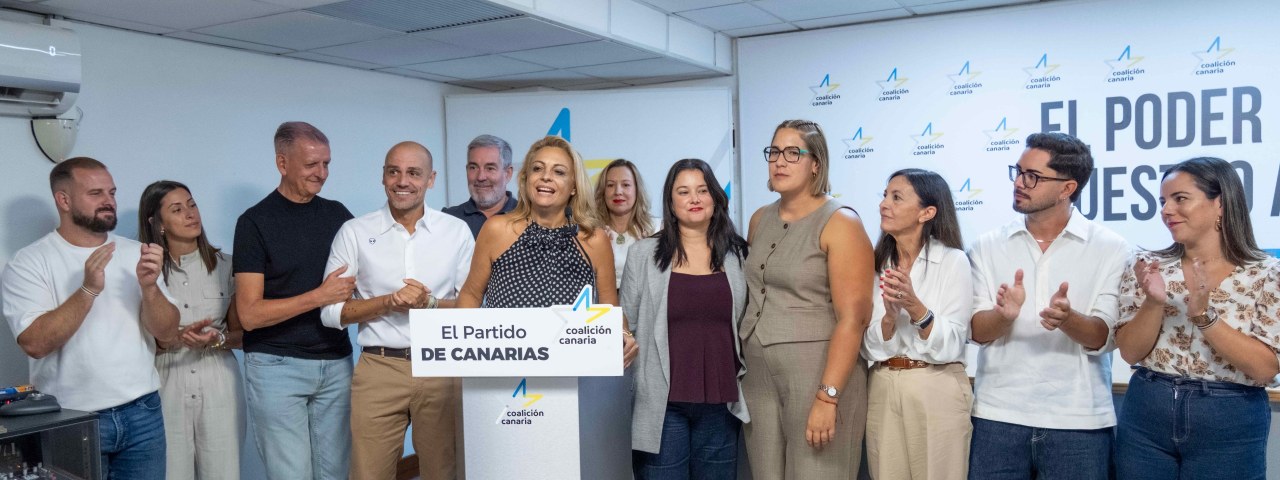 Cristina Valido destaca que una mayor representación de CC en Madrid protegerá los derechos de los canarios y de las canarias