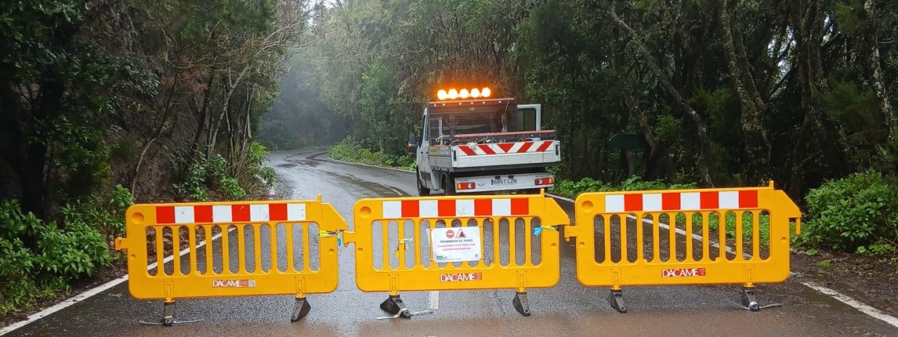 El Cabildo informa del cierre al tráfico de la carretera de El Rejo este martes por trabajos de emergencia