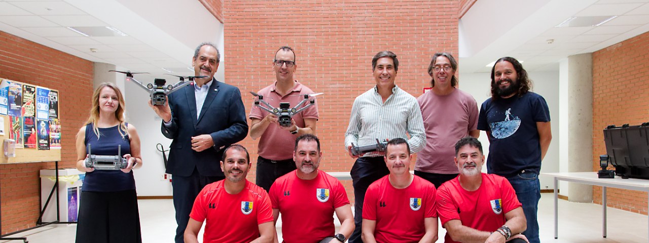 Ingeniería informática de la ULL adquiere un equipo de drones para investigación y docencia